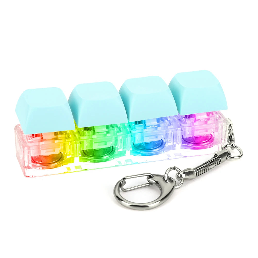 Keyboard Fidgetchain 4 Keys with LED Light