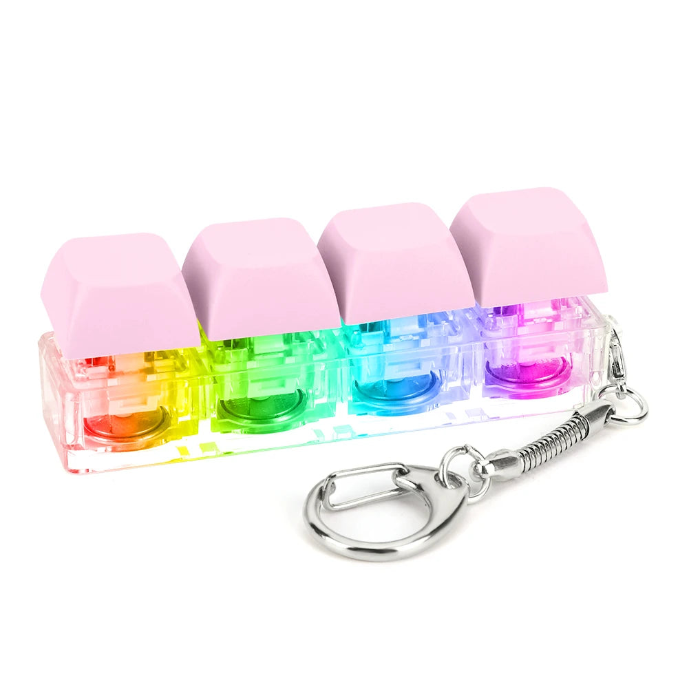 Keyboard Fidgetchain 4 Keys with LED Light