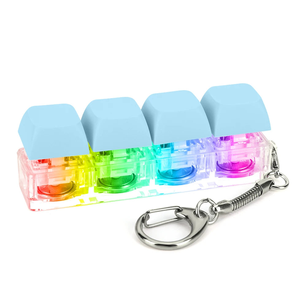 Keyboard Fidgetchain 4 Keys with LED Light