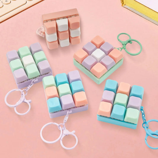 Keyboard Fidget Toy 9-Key Macaron