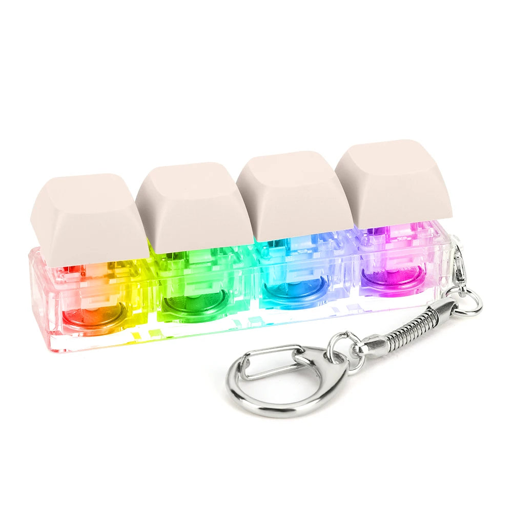Keyboard Fidgetchain 4 Keys with LED Light