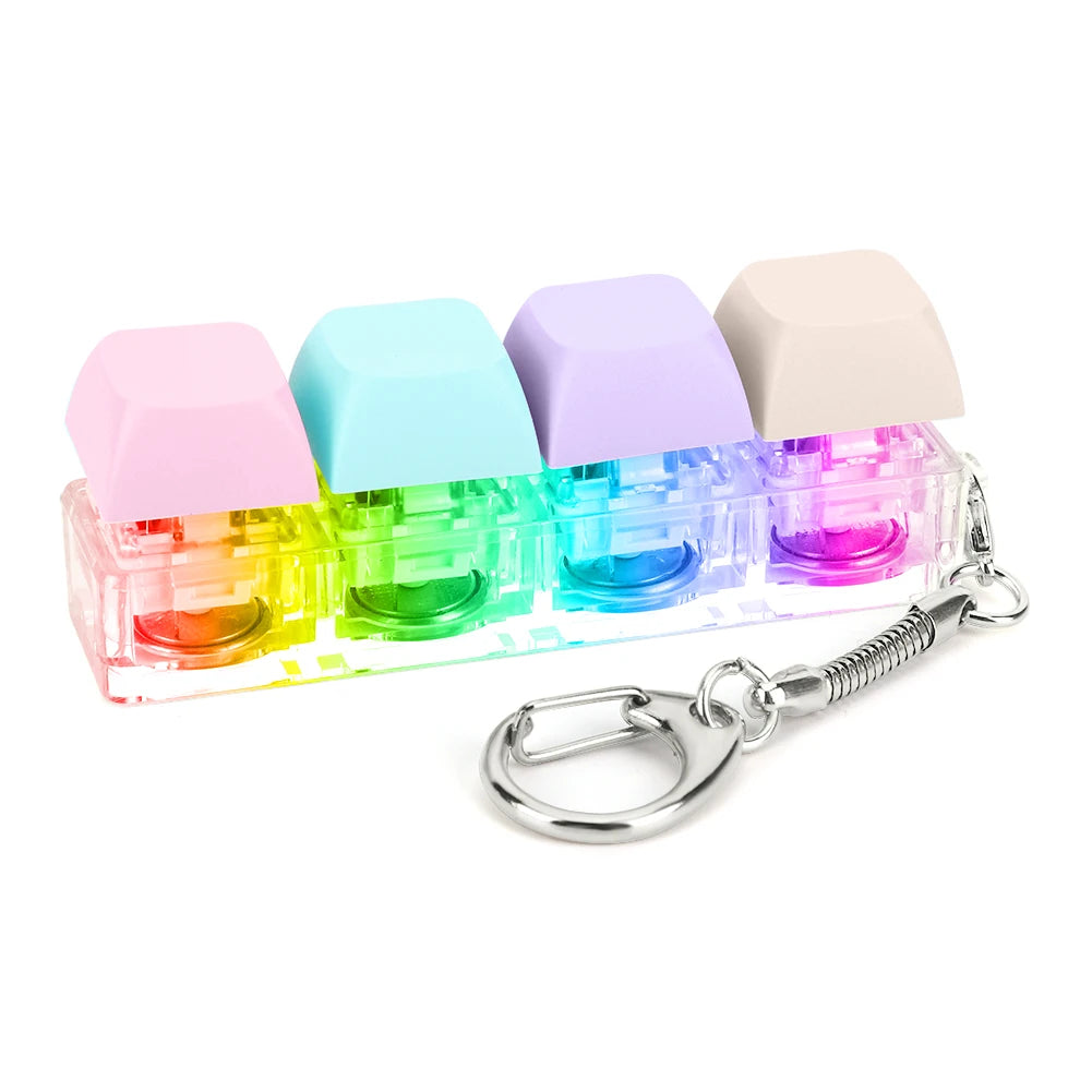 Keyboard Fidgetchain 4 Keys with LED Light