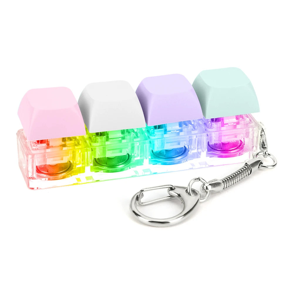 Keyboard Fidgetchain 4 Keys with LED Light