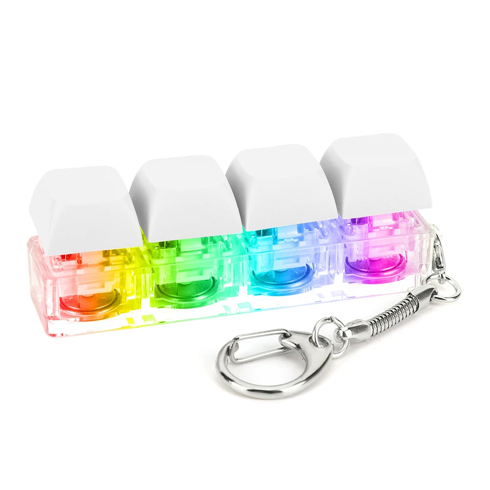 Keyboard Fidgetchain 4 Keys with LED Light